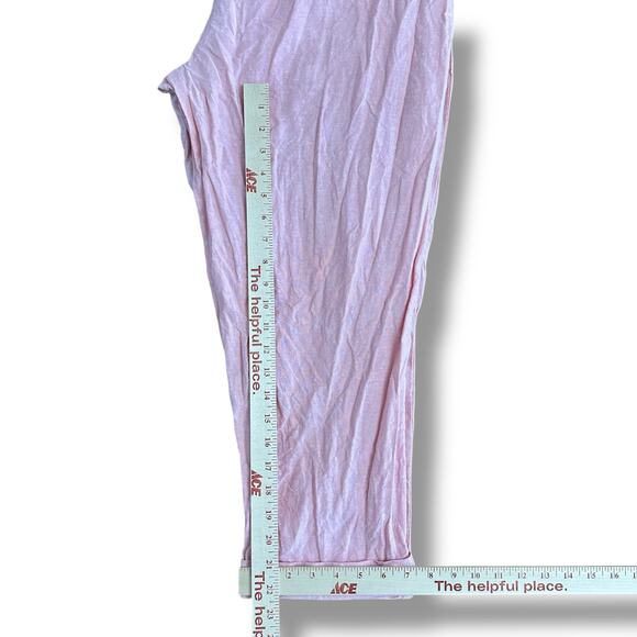 Madewell Linen Blend Button Front Jumpsuit Pink Short Sleeve Pockets Women’s XL - Picture 6 of 12